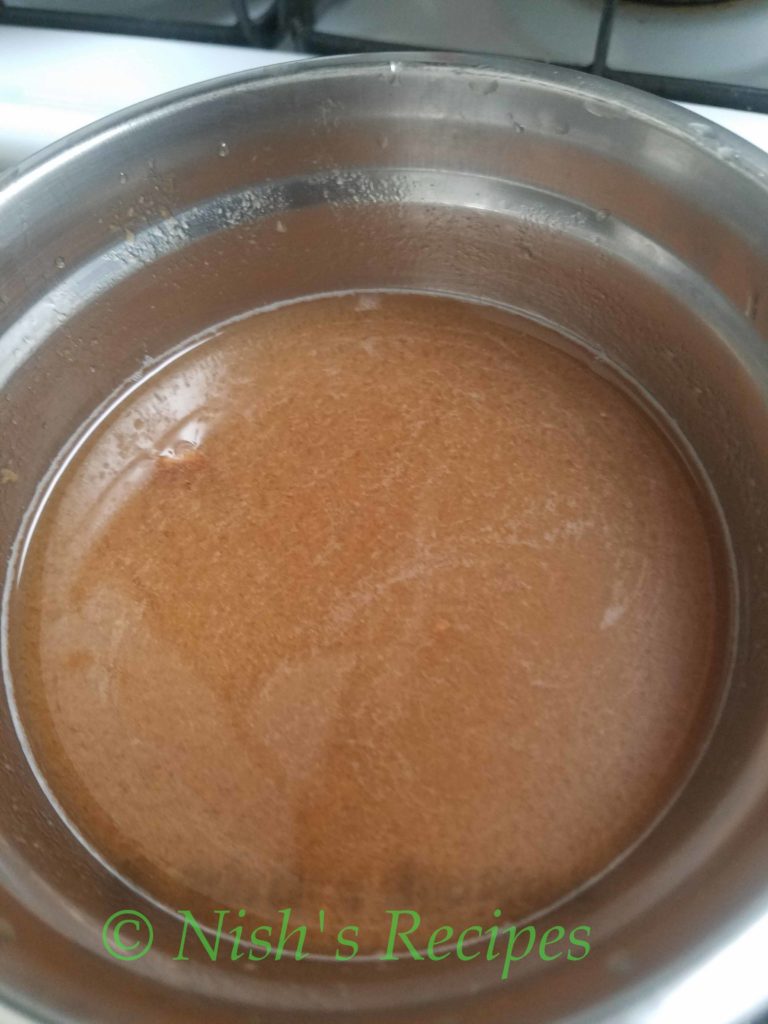 Tamarind pulp for Poondu Kulambu