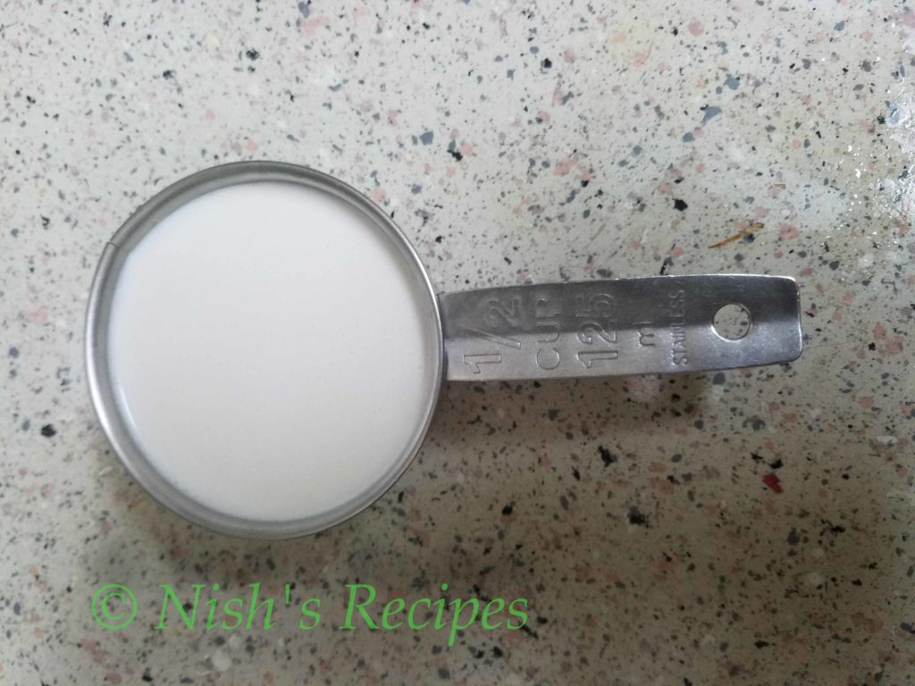 Coconut milk for Peas Poriyal