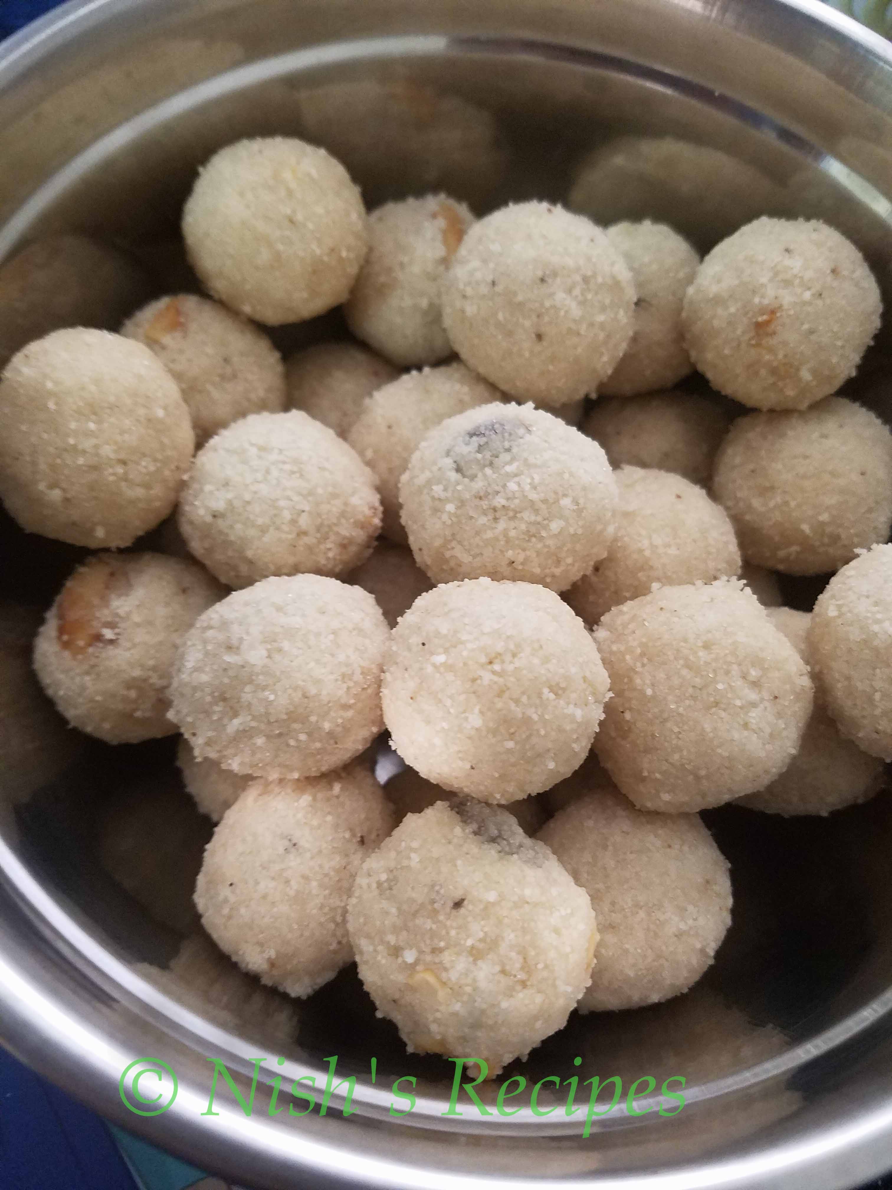 Rava ladoo ready