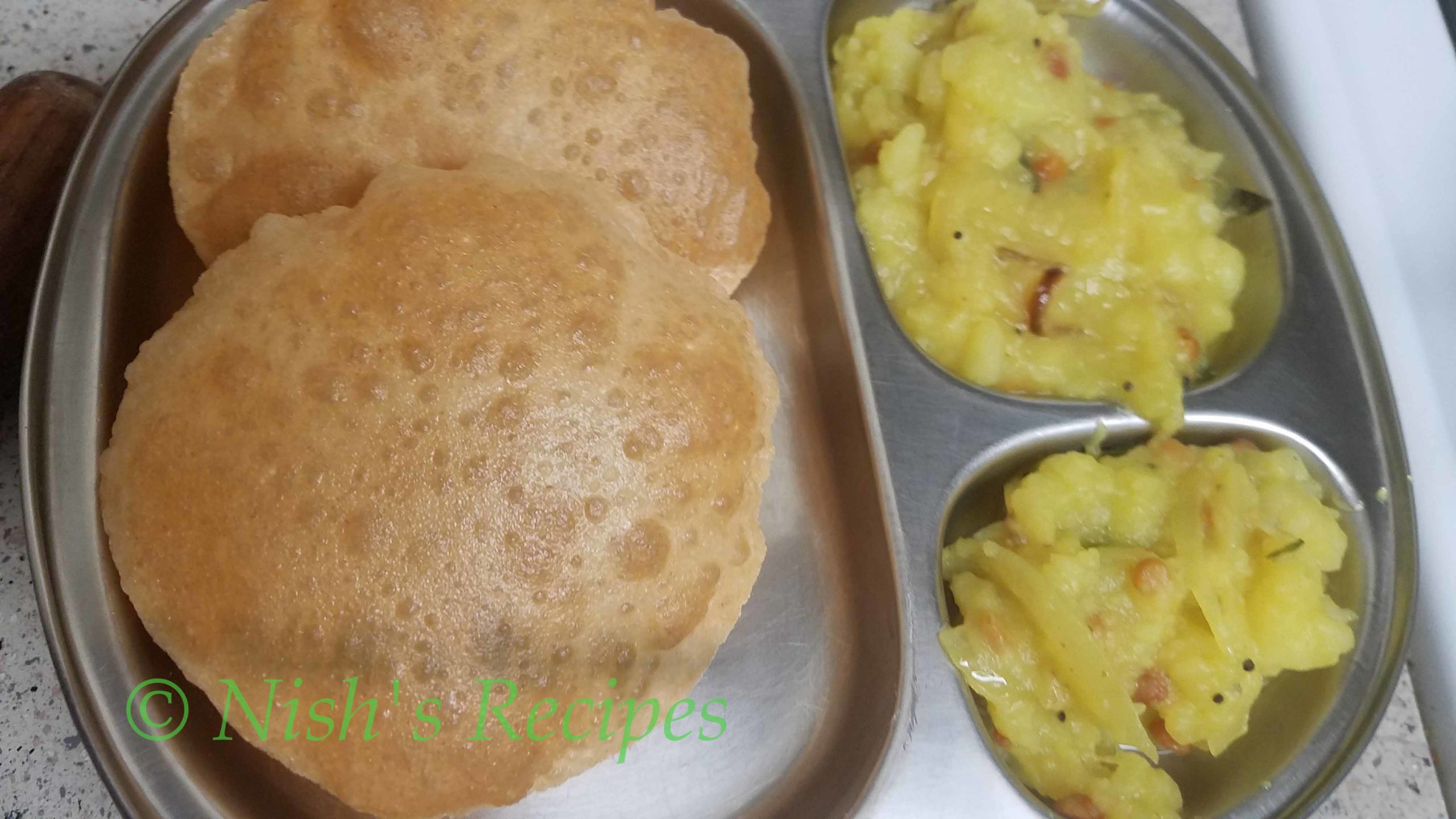 Poori with Kilangu