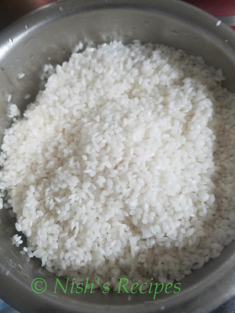 Washed rice for Idly/Dosa batter