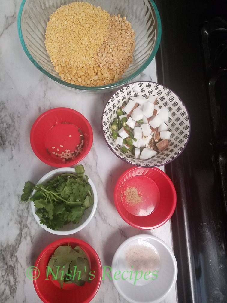 Ingredients for Adai