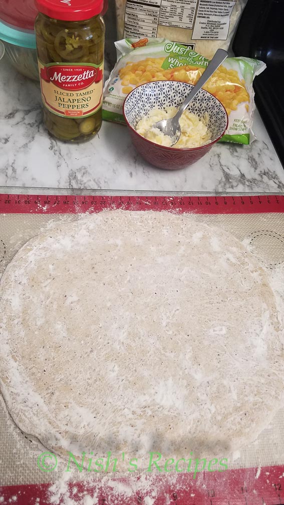 Roll dough for Stuffed Garlic Bread