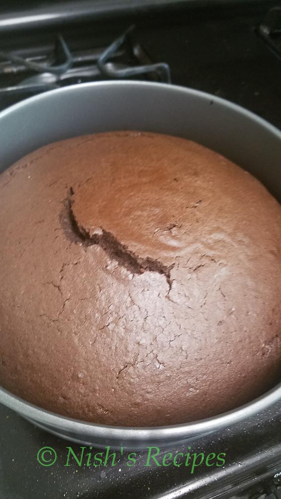 Bake cake for Black Forest Cake