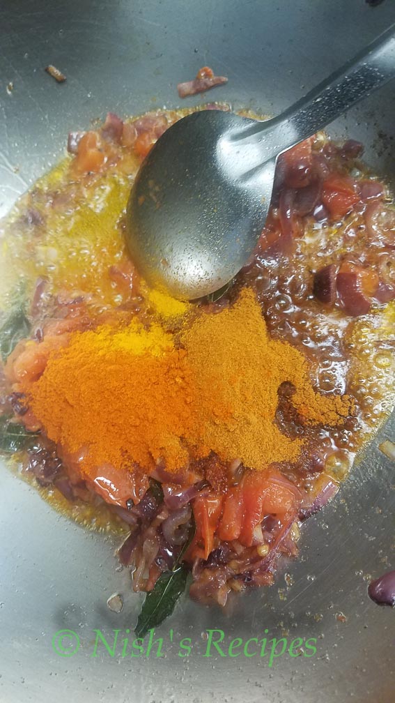 Add masala for Egg Curry