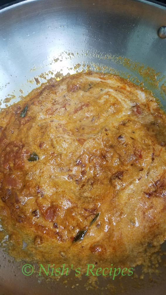Mix well for Egg Curry