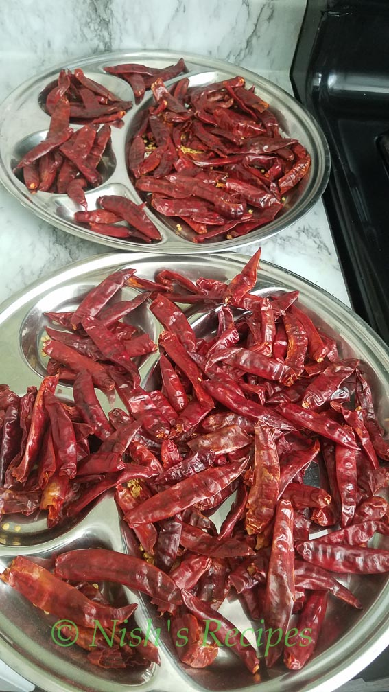 Red chili for Homemade Masala