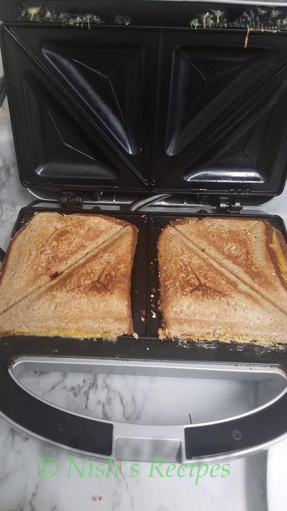 Grilled Cheese Sandwich ready