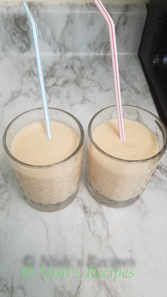 Serve Apple Milkshake